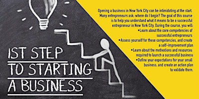 First Steps to Starting a Business, Queens, 3/4/2024