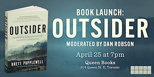 BOOK LAUNCH: Outsider by Brett Popplewell
