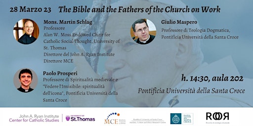 Seminario: The Bible and the Fathers of the Church on Work