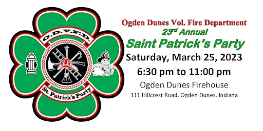 Ogden Dunes Volunteer Fire Department's 23rd Saint Patrick's Dinner Dance