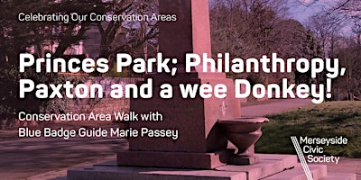 Primaire afbeelding van Princes Park: Philanthropy, Paxton and a wee Donkey!