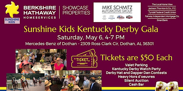Sunshine Kids Kentucky Derby Gala