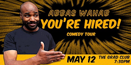 Abbas Wahab LIVE! in Kingston | You're Hired! Comedy Tour