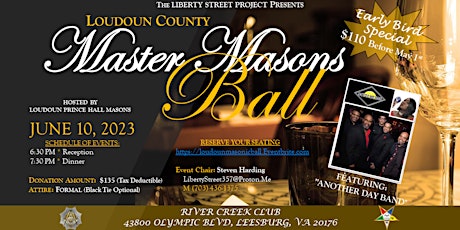 Master Masons Ball - 2023 Loudoun County