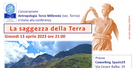 "LA SAGGEZZA DELLA TERRA" (conferenza A.T.M. a Torino)