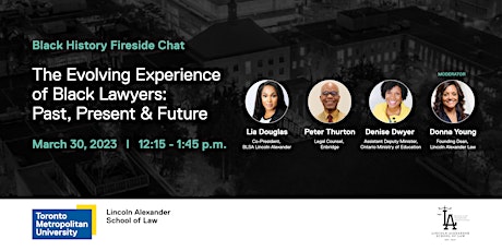 The Evolving Experience of Black Lawyers : Past, Present & Future
