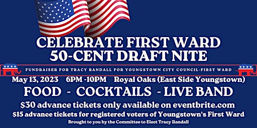 Celebrate First Ward 50-Cent Draft Nite