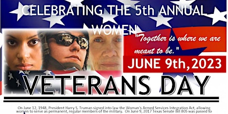 Celebrating the 5th Annual Women Veterans Day