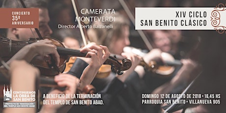 Imagen principal de XIV Ciclo de Música Sacra San Benito Clásico - CAMERATA MONTEVERDI