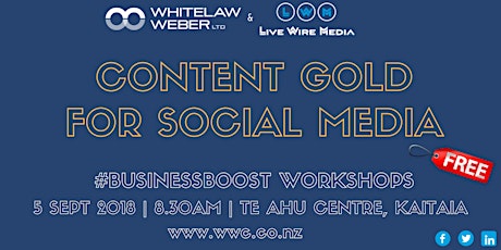 Content Gold for Social Media Workshop - Kaitaia! primary image