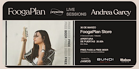 FoogaPlan live sessions X Andrea Garcy