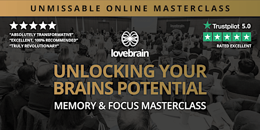 Online Memory Masterclass On How to Unlock Your Brain’s Potential