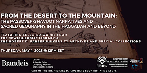 From the Desert to the Mountain: A rare books workshop with JPL & Brandeis