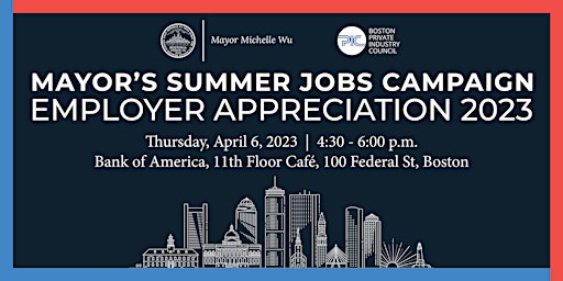 Mayor's Summer Jobs Campaign: Employer Appreciation 2023