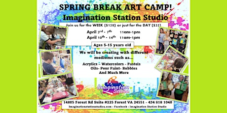 Spring Break Art Camp (April 3rd-7th)
