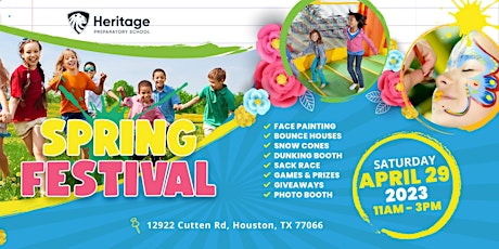 Spring Festival - Face Painting, Bounce House, Games, Food  - Houston