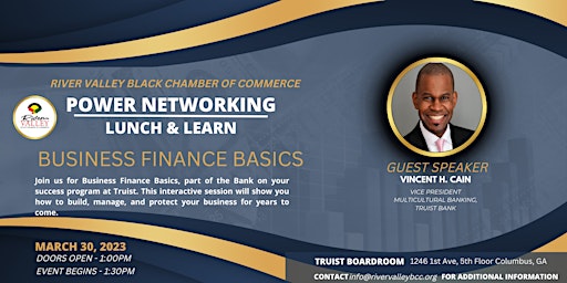RVBCC Presents - Power Networking Lunch & Learn