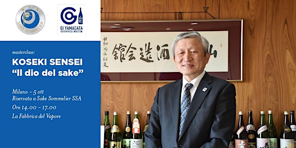 Special Masterclass con il "Dio del Sake" - Koseki Sensei