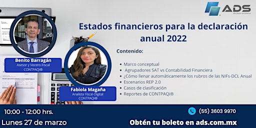 Estados financieros para la declaración anual 2022 con Benito Barragán