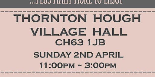 Artisan and Craft Fayre Thornton Hough Village Hall