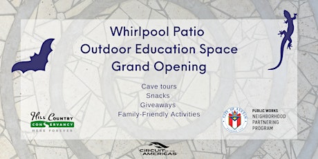 Whirlpool Patio Outdoor Education Space Grand Opening