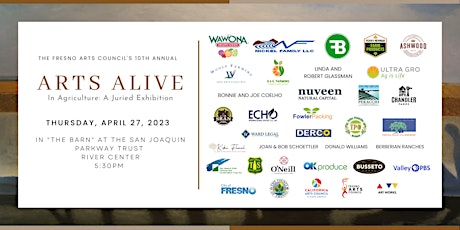 10th ANNUAL ARTS ALIVE IN AGRICULTURE: A JURIED EXHIBITION