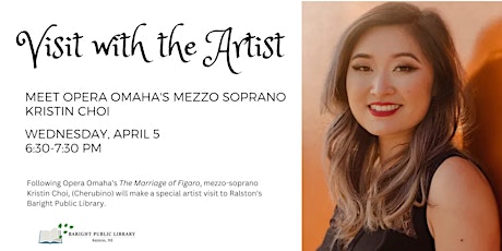 Visit with the Artist:  Mezzo-Soprano Kristin Choi