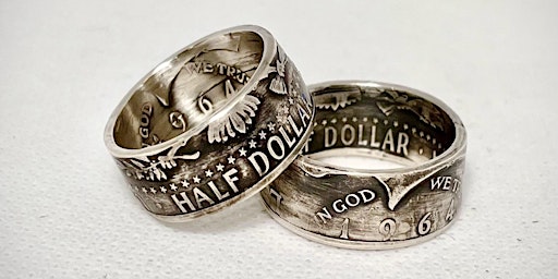 Rings from Coins. Saturday, March 25th, Artist will make rings out of coins