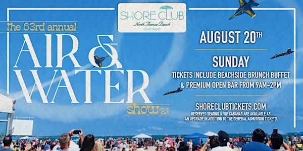 Air & Water Show Viewing Party - Sunday 8/20