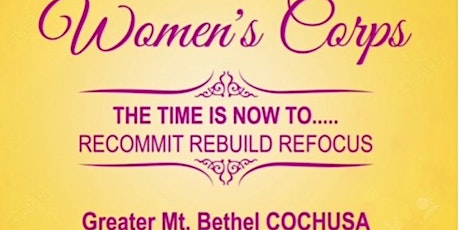 “The Time Is Now To…Recommit…Rebuild…Refocus” primary image