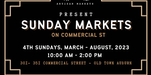 Sunday Market on Commercial Street