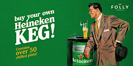 Imagem principal do evento Heineken Keg pre-purchase