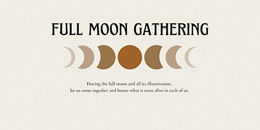 Virtual Full Moon Gathering primary image