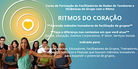 Imagem principal do evento Ritmos do Coração : Formação de Facilitadores de Rodas de Tambores