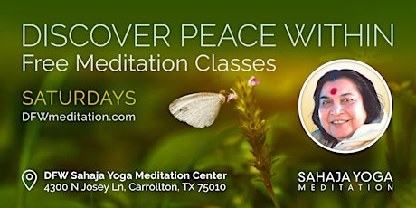 Saturday Meditation Classes @Carrollton Center (In Person)