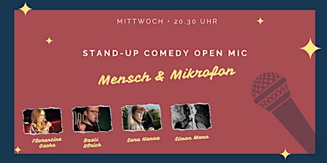 Stand-up Comedy • F-Hain • 20.30 Uhr | "Mensch und Mikrofon"