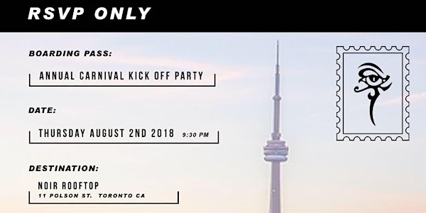 RSVP Only Event :Lady Luck Ent Annual Carnival Kick Off Party (Caribana)