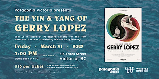 Patagonia Film Night - "The Yin and Yang of Gerry Lopez"