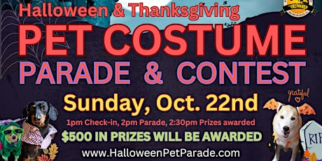 Halloween & Thanksgiving Pet Costume Parade & Contest