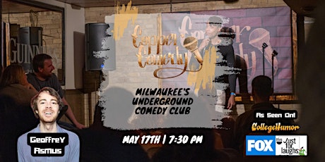 Copper Comedy | Milwaukee's Underground Comedy Club | Geoffrey Asmus!