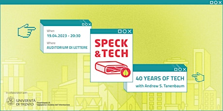 Speck&Tech 52 "40 Years of Tech"