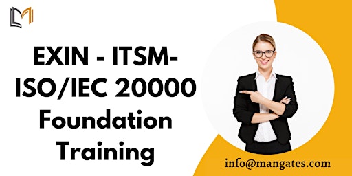 EXIN - ITSM-ISO/IEC 20000 Foundation 2 Days Training in San Jose, CA primary image