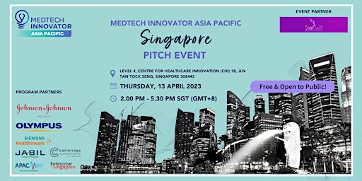 MedTech Innovator Asia Pacific Singapore Pitch Event