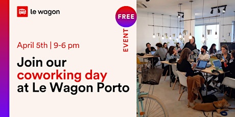 [Free] Coworking day at Le Wagon Porto