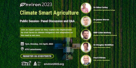 Environ 2023: Public Session| Climate Smart Agriculture (Virtual)