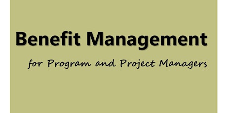 Register Interest - Benefit Management for Program and Project Managers primary image