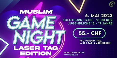 Muslim Game Night Laser Tag Edition für Jugendliche (12-17 Jahren)
