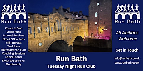 Imagem principal do evento Run Bath - Tuesday Night 5km