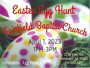 Fairfield Baptist Church Easter Egg Hunt