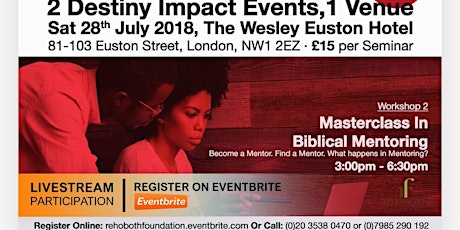 Livestream Participation. Masterclass In Biblical Mentoring  primary image